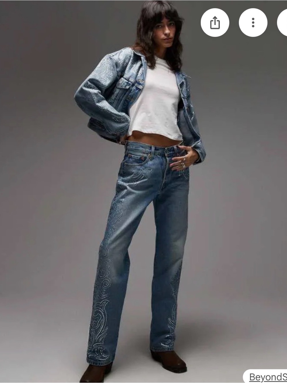 BEYONCÉ X Levi’s Crystal Jeans
